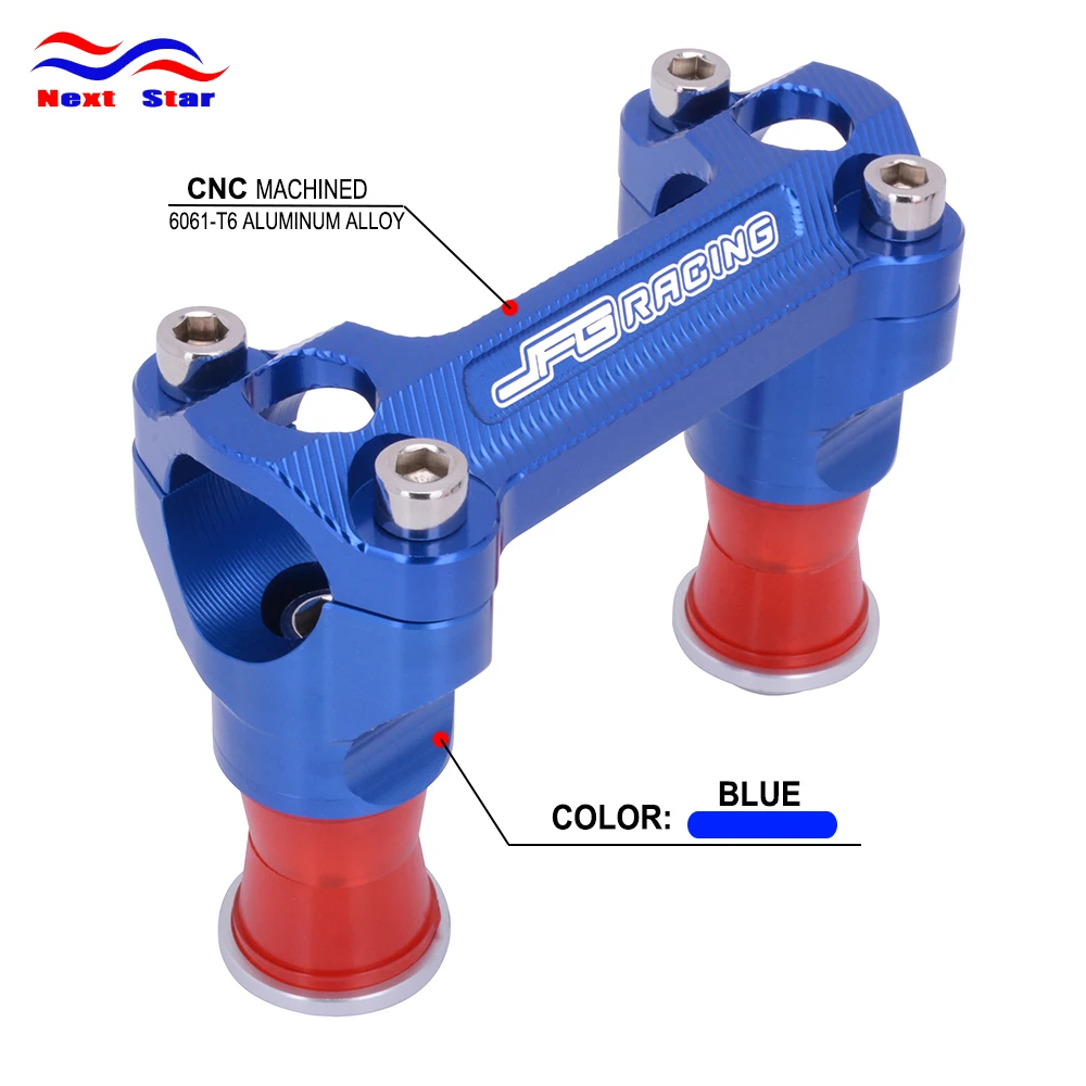 28mm CNC Billet HandleBar Handle Bar Riser Mount Clamp For Husqvarna FC 16-2018 TC FX TX TC125 125 250 300 350 450 TX300 17 18