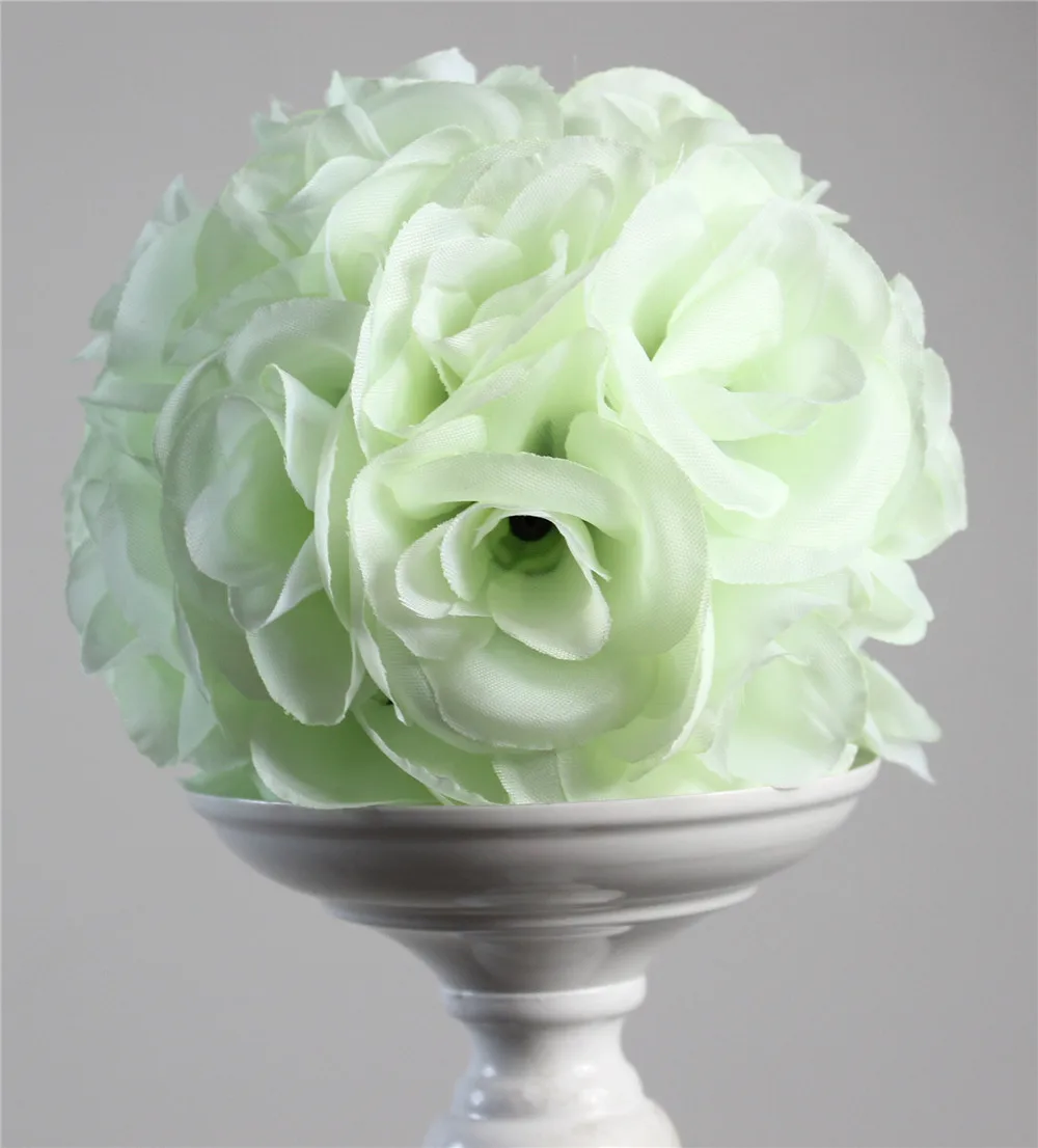 

SPR Hot sales! Wedding flower kissing ball,silk kissing decoration flowers ball-20cm plastic center-IVORY-artificial