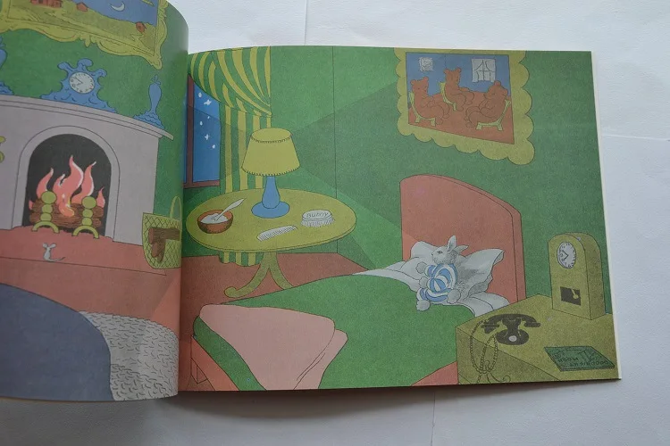 Goodnight Moon الإنجليزية كتاب مصور للأطفال القصص المصورة الوالدين والأطفال قراءة libro de chicos