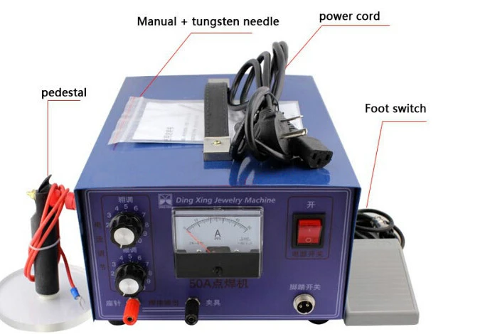 Pulse Sparkle Spot Welder 400W Jewelry Welding Machine Gold Silver Platinum Welder