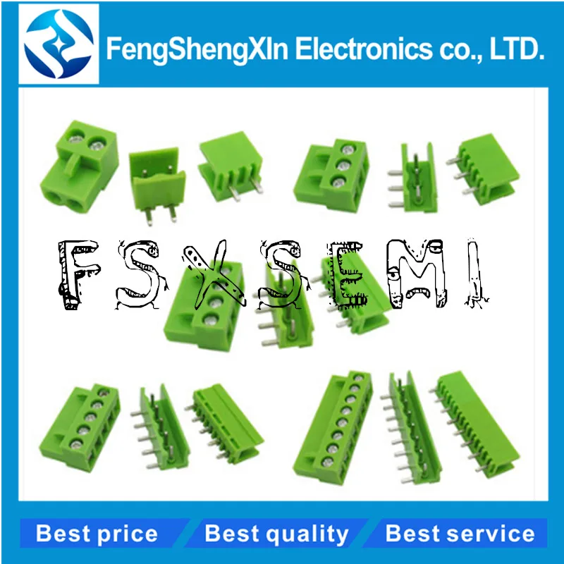 10pcs/lot HT5.08 connector 2P/3/4/5/6P/8P 5.08mm amphenol connector