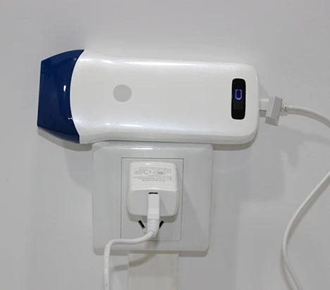 Série linear sem fio sonda tipo ultrassom scanner withdeep azul cabeça doppler oscilômetro para android ios tablet mini pc