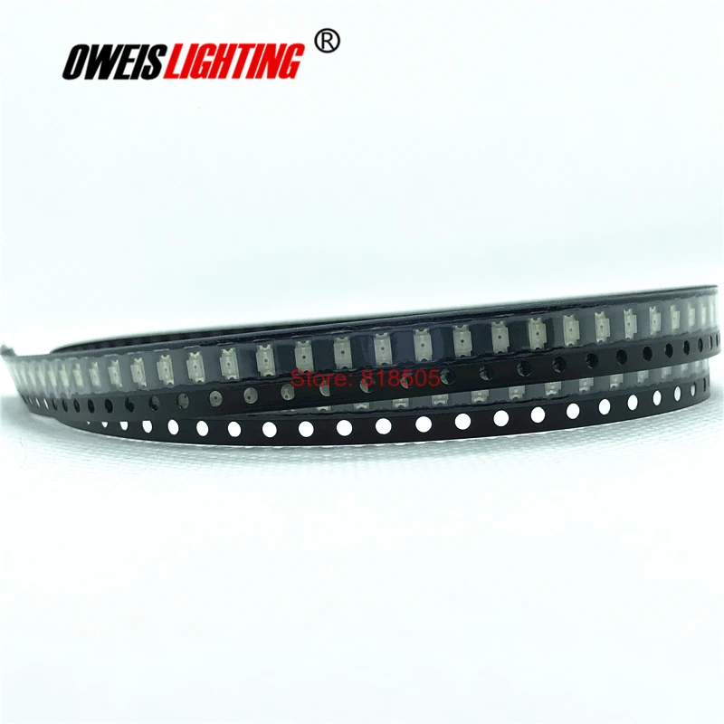 50PCS 1206 850NM (28-30mW) / 940NM (18-20mW) SMD LED 3216 IR 20mA 1.3-1.5v 3.2*1.6mm