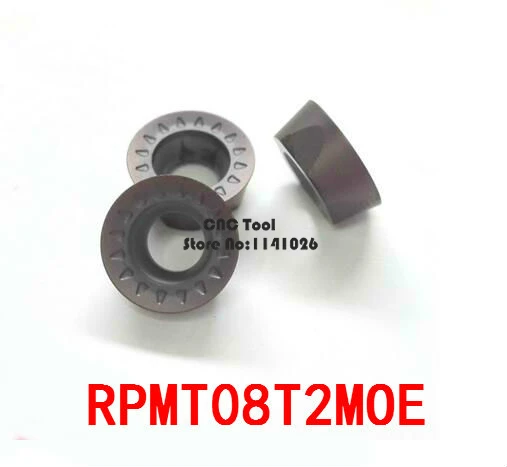 Free shipping 10pcs Carbide blade RPMT08T2MOE, CNC milling insert, numerical control lathe tool, suitable for stainless steel