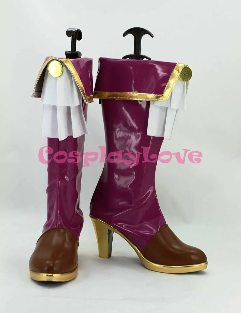 

Newest Custom Made Japanese Anime Lovelive! Tojo Nozomi Cosplay Shoes Boots PU leather For Christmas Halloween