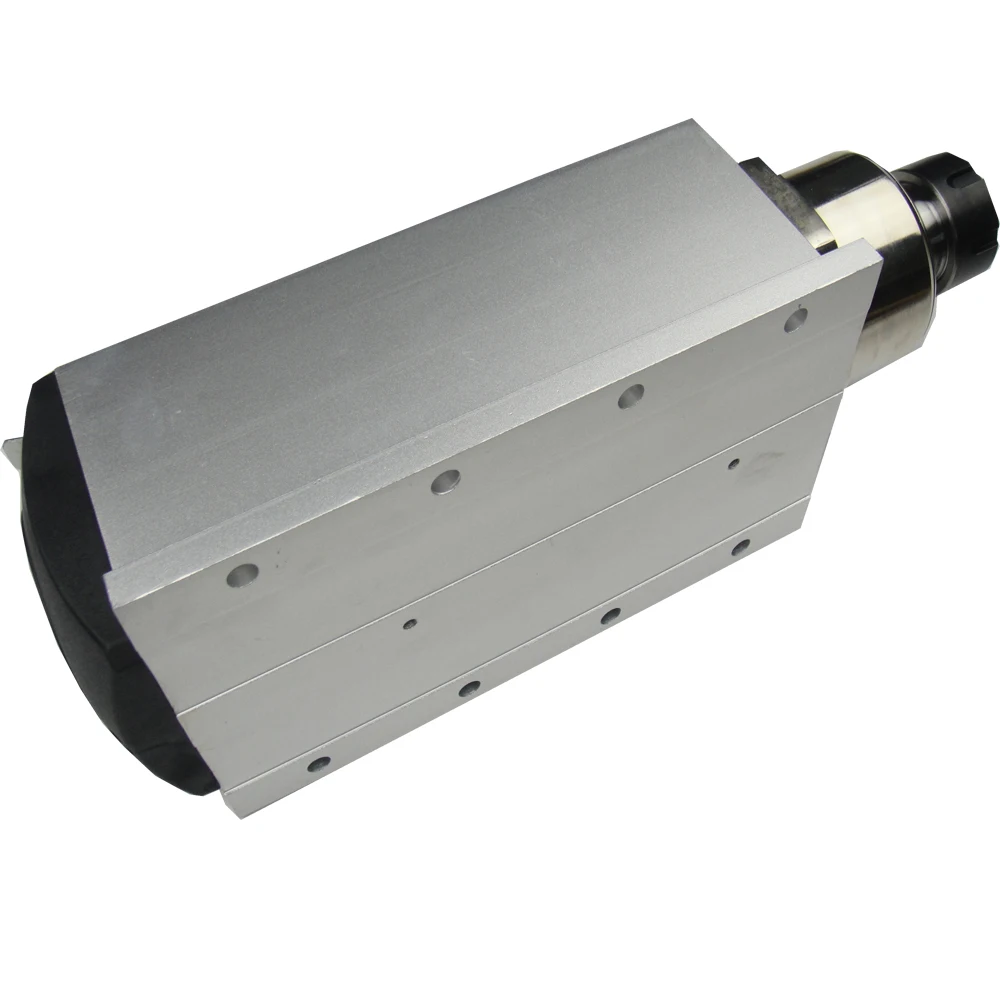 6KW  air cooling spindle square ER32 AC380V 18000rpm air-cooled spindle motor 300HZ 10.5A