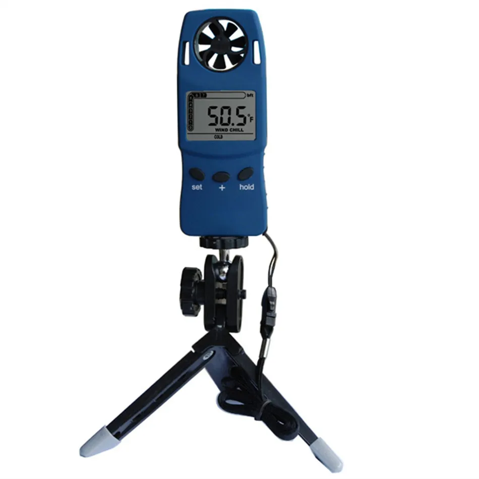 

WS-4000 Mini High Precision Digital Anemometer Electronic Wind Meter Wind Cold Thermometer Handheld Pocket