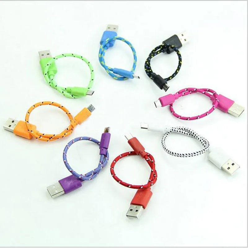 Micro usb charger Short Cable Charging Data Cord for Samsung XiaoMi Huawei Meizu Phones Tablets PC Power bank Smart devices