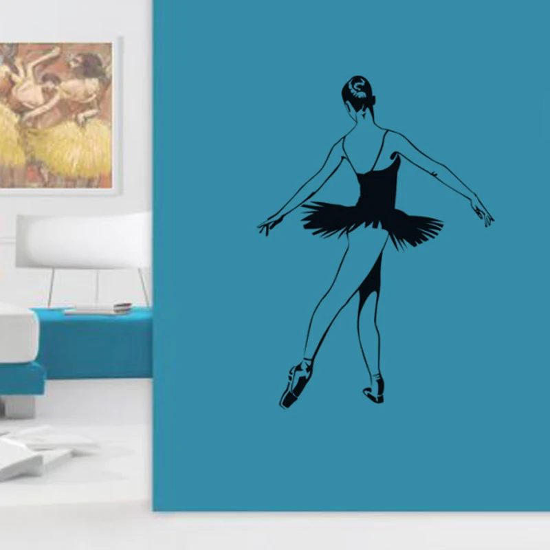 

Modern Design Ballet Dance Wall Sticker Ballerina Wall Decal Art Murals Home Decor Living Room Decoration Girls Bedroom Decals