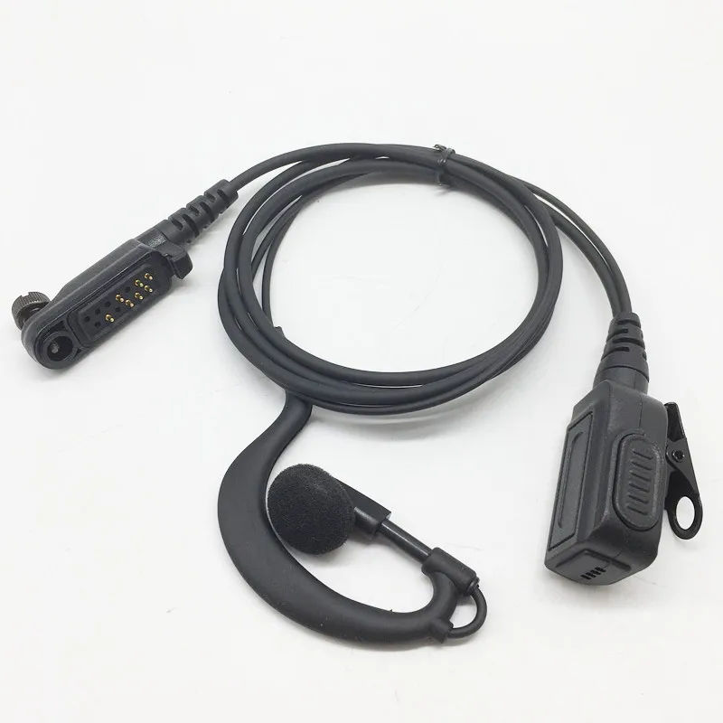 earhook headphone big PTT for Hytera X1P,X1E,PD680,PD660 PD600 walkie talkie