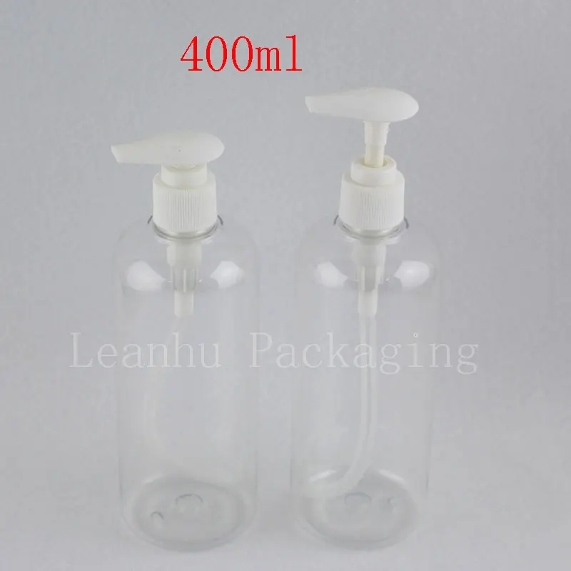 

400ml Empty Shampoo Lotion Dispenser Container Liquid Soap 24/410 Lotion Cream Pump Bottle Cosmetic Containers 400g 15PC/lot