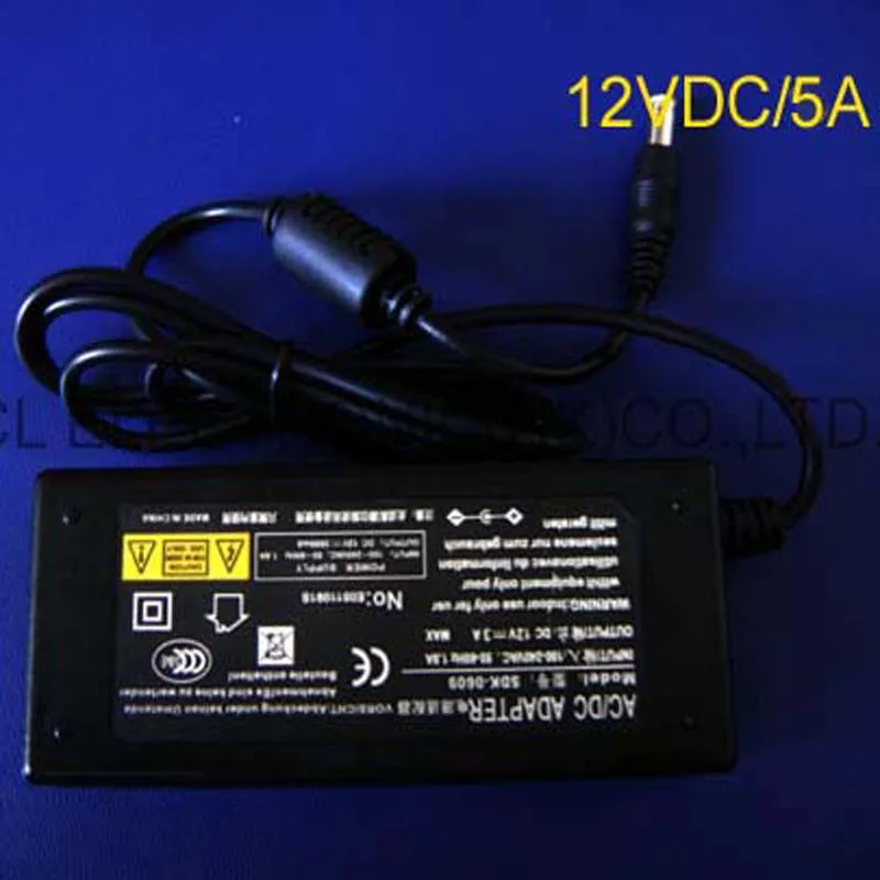 

High quality 12V 5A LED Strip Power supply led 12vdc 60W Switching power supply,DC12V led adapter free shipping 5pcs/lot