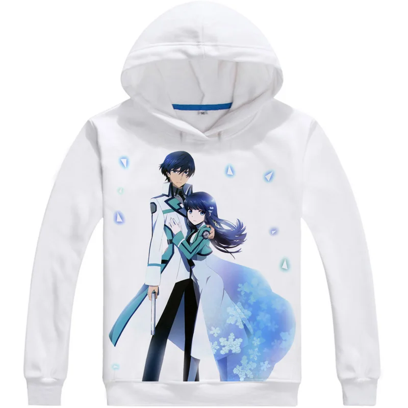 Coolprint Anime Hoodies The Irregular at Magic High School 3D Hoodies Multistyle Hooded Tatsuya Shiba Miyuki Cosplay Sweatshirts