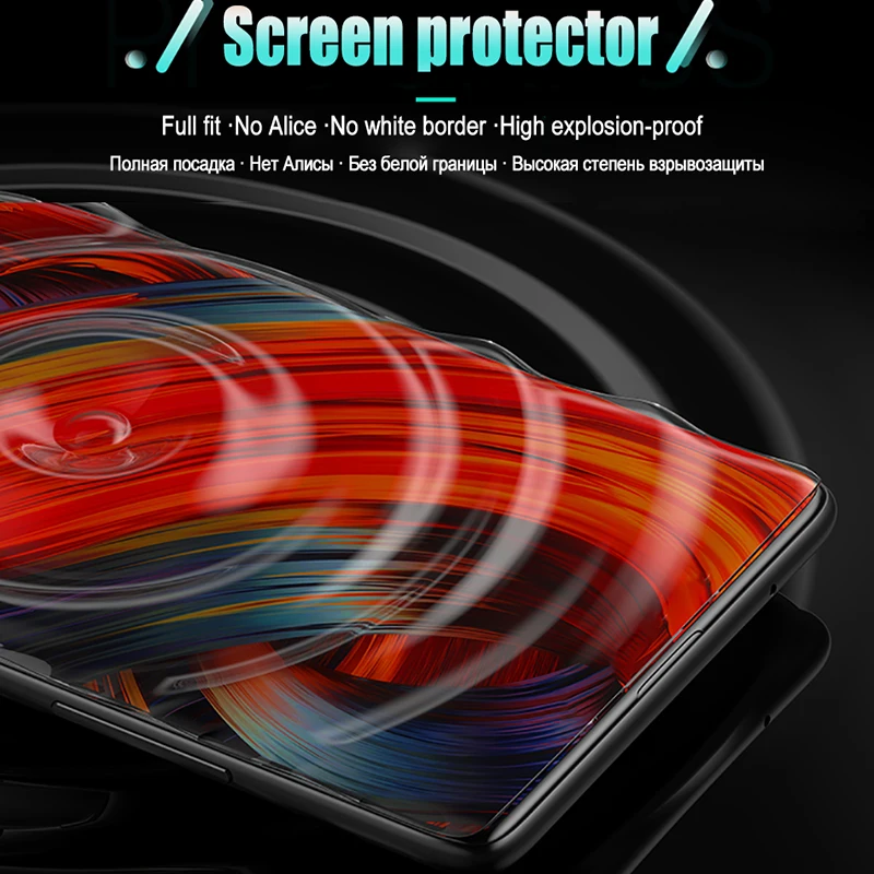 For Xiaomi Mi 6 8 9 SE 10 11 Note 3 Soft Full Coverage Hydrogel Film For Xaiomi Mi Max 2 3 Mix 2S Screen Protector no Glass Film