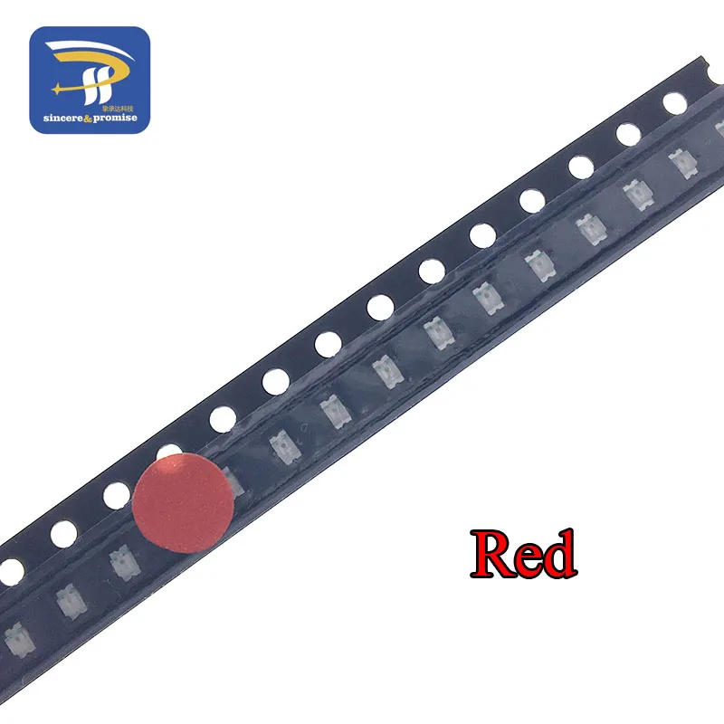100 stücke/lot 0603 0805 1206 smd weiß rot blau grün gelb 20 stücke jedes super helle 1206 smd led dioden paket kit – Detail 5