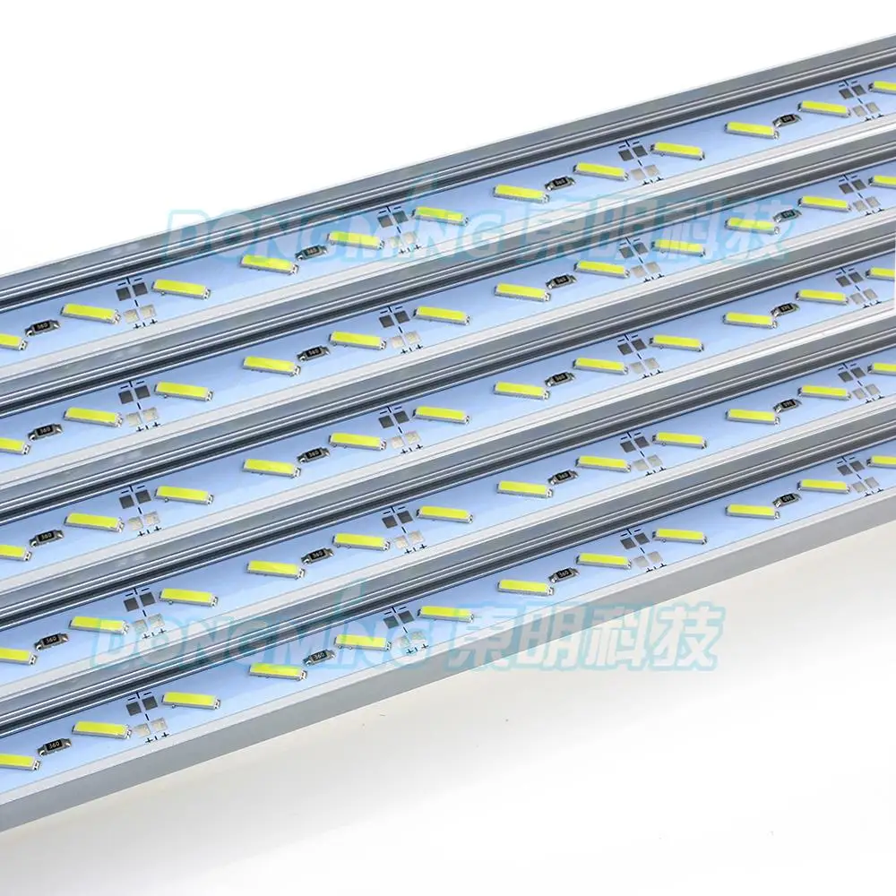 5 sztuk led luces taśmy led 8520 profil aluminiowy 50 cm 36led 12 V biały/ciepły biały nie wodoodporny led bar światła z U/V rowek