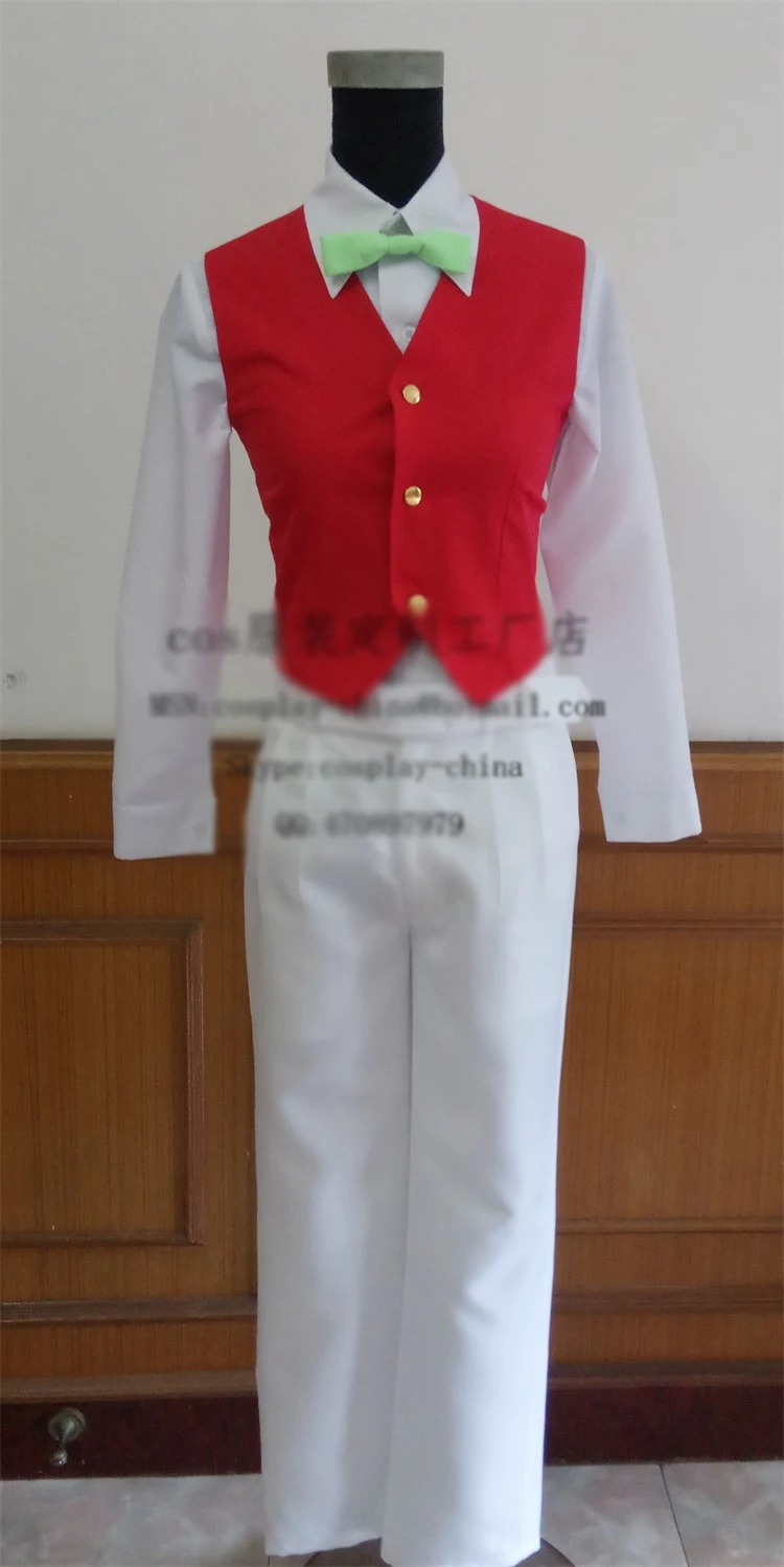 movie Caesar Anthonio Zeppeli Cosplay Costume top,pant coat,vest with hat 110