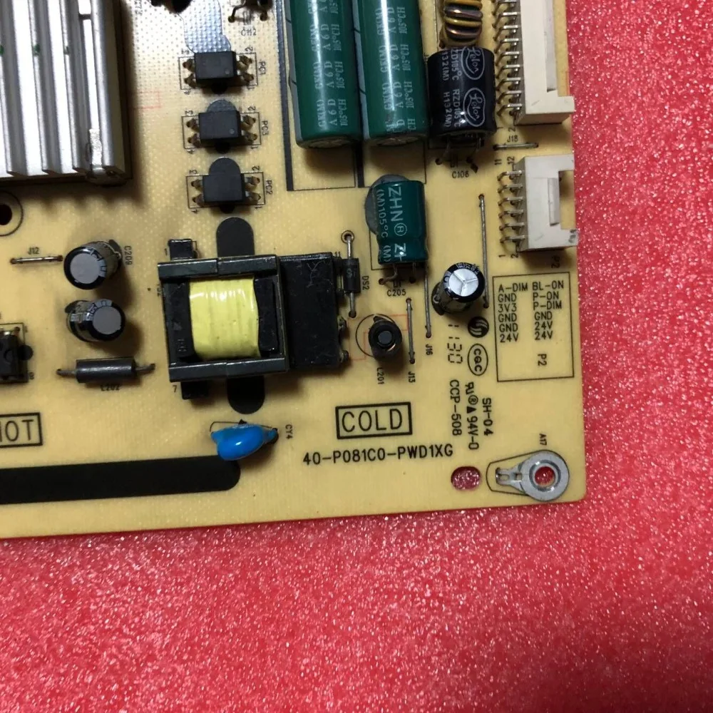 Placa do poder para L32F3200B, 40-P081C0-PWD1XG, 08-PE081C0-PW200AA, PONTO