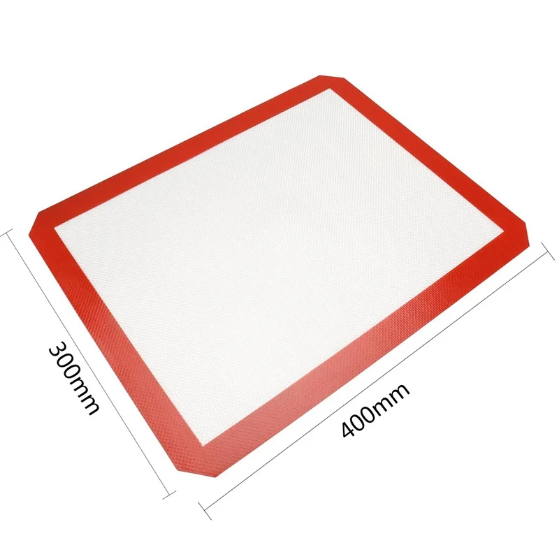 Non-Stick Silicone Baking Mats Cookie Pad Rolling Dough Mat High Temperature Resistant Glass Fiber Batter Flour Fondant