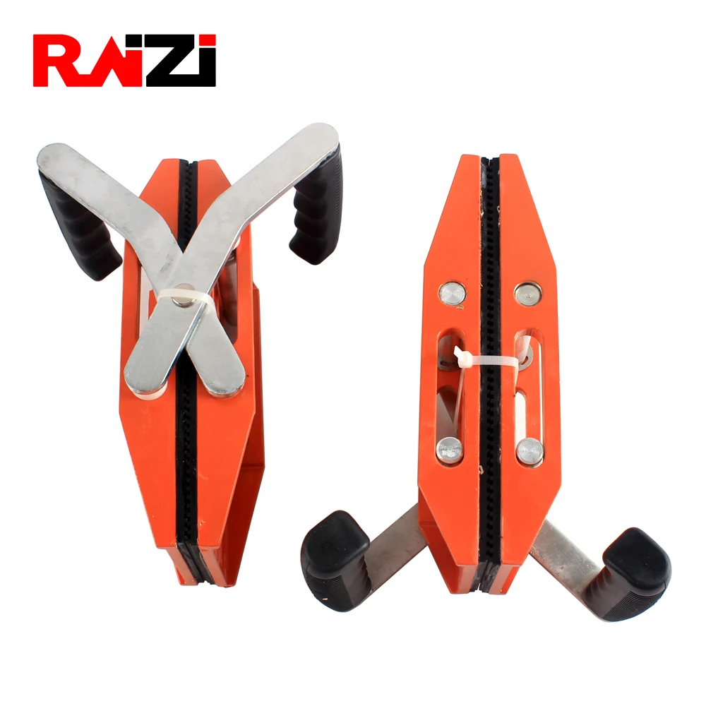 Raizi 1 Pair Double Handed Granite Carry Clamps 0-54 mm Glass Granite Stone Handling Lifting Tools