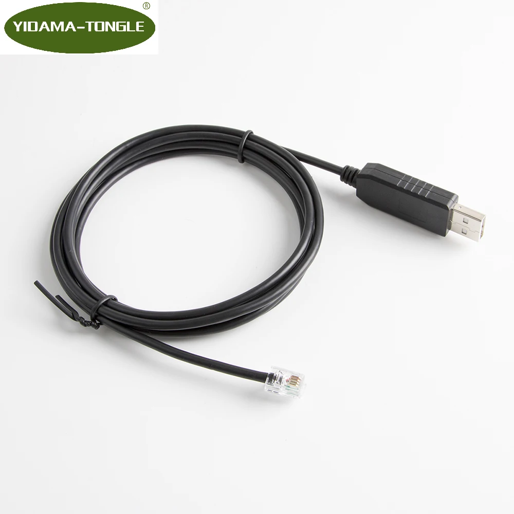 CP2102 USB RS232 do 4P4C RJ10 Adapter kontroli teleskop kabel do Meade 505 teleskop na kabel do komputera PC