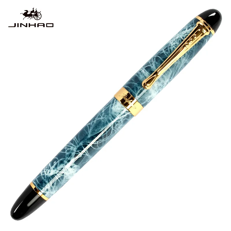 Jinhao Stationery X450 Artwork Ink Pen Gold Office Supplies Fountain Pen High Quality Ball Pen