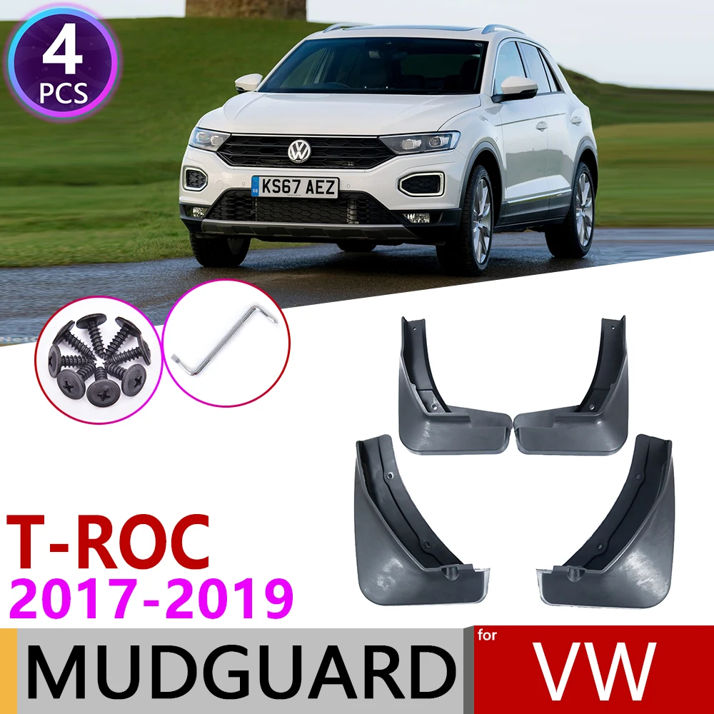

Car Mudguards for Volkswagen VW T-Roc TRoc T Roc 2017 2018 2019 Fender Mudguard Mudflap Mud Flaps Guard Splash Flap Accessories