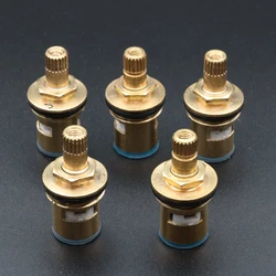 Núcleo De Válvula De Torneira De Cartucho De Cerâmica De Latão, Home Kitchen Tap Fittings, 5pcs