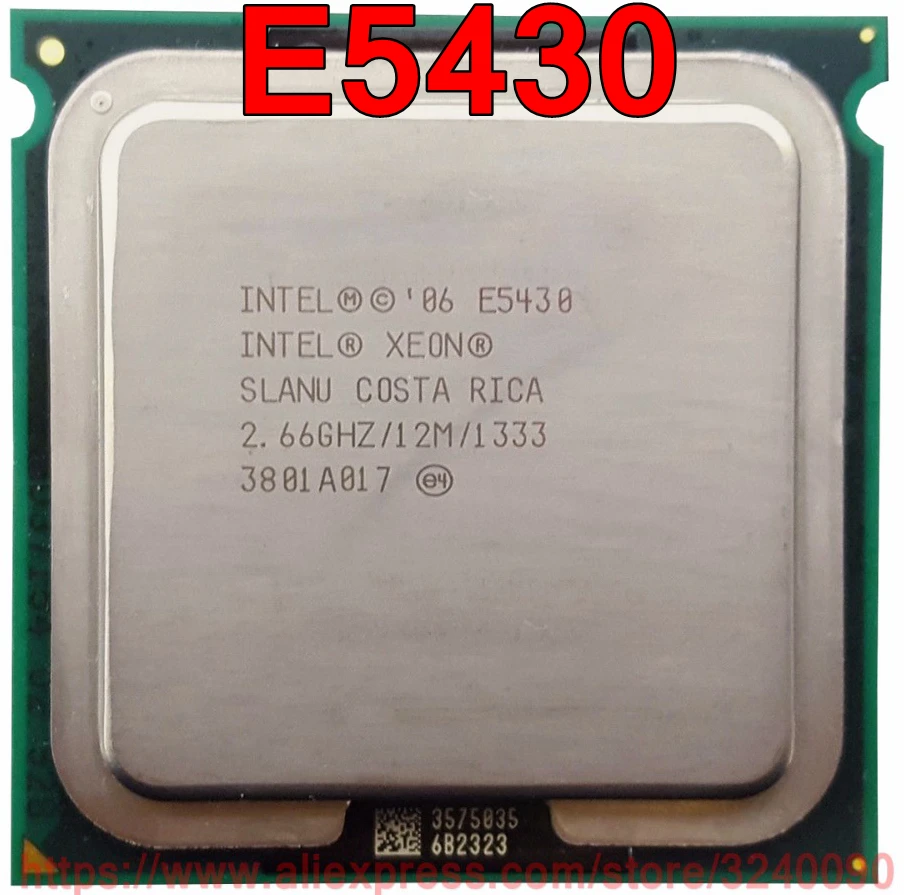 

Original Intel CPU Xeon E5430 Processor 2.66GHz/12M/1333MHz 80W Quad-Core Socket 771 free shipping speedy ship out