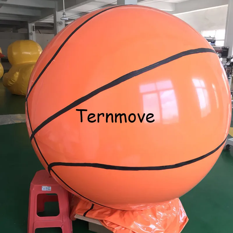 Inflatable basketball balloon for advertising with logo football soccer sports Rugby Baseball giant advertising ground Balloon