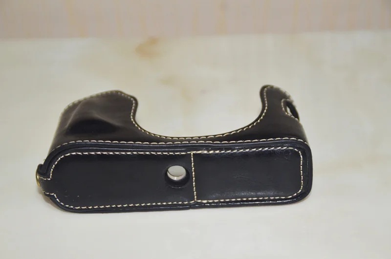 Fujifilm X100F جراب كاميرا من الجلد الصناعي ، نصف حقيبة ، غطاء سفلي ، تصميم بطارية مفتوح ، Fuji X100F ، مجموعة جديدة