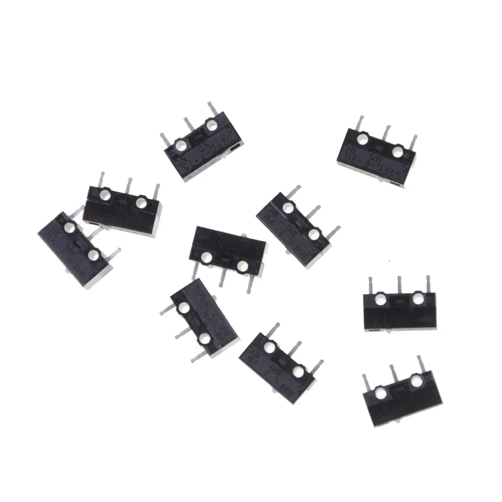10PCS/LOT Authentic Boyue Mouse Micro Switch D2FC-F-7N Mouse Button Fretting D2FC-E-7N D2FC