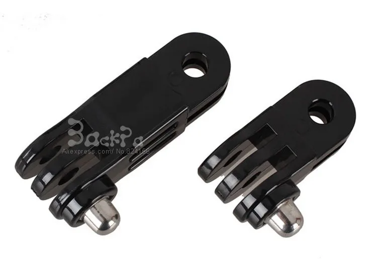 10 pces para acessórios gopro multifuncional preto em linha reta articulações montagem da câmera se encaixa para gopro hero4 3 2 1 montagem da câmera