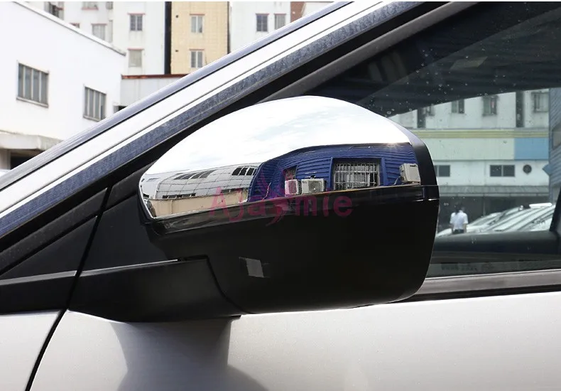 Accessories For Peugeot 5008 3008 2017 2018 Highlight Silver Door Mirror Overlay Rear View Cover Trim Chrome Car Styling