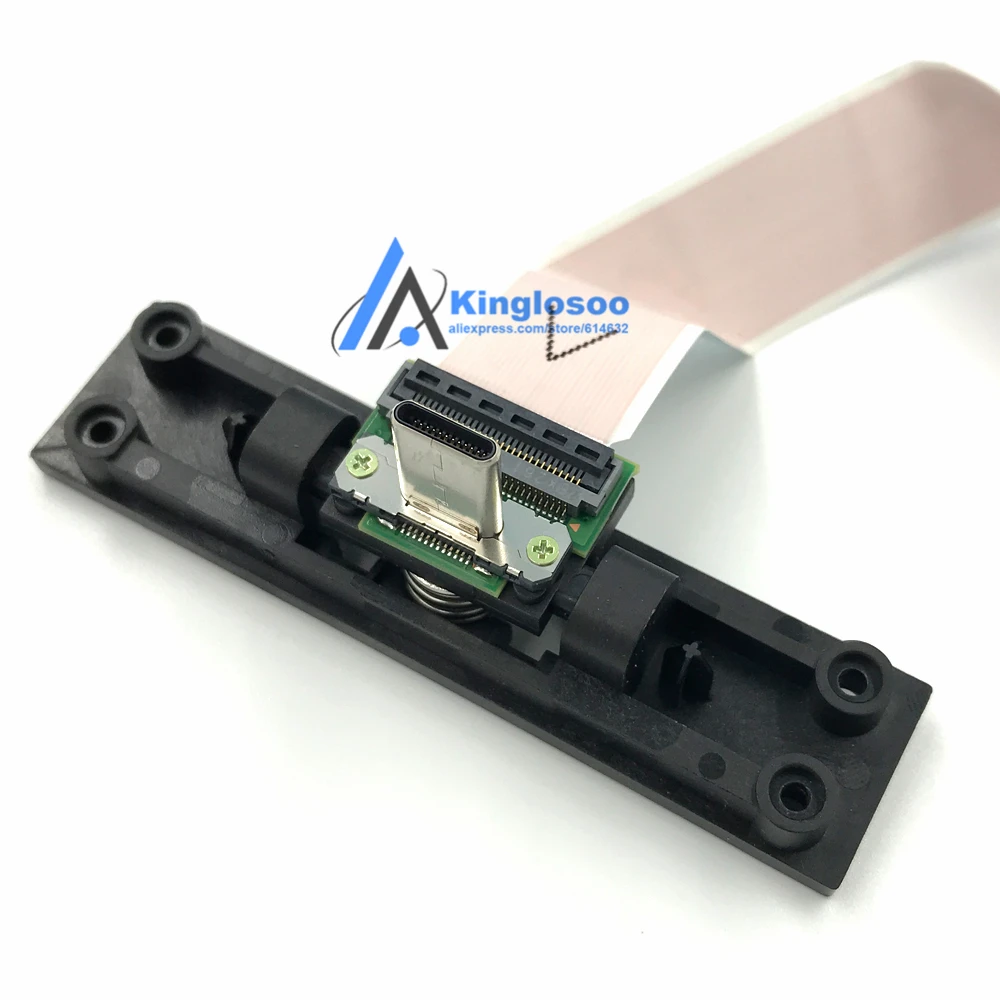 Carte de connecteur de port de type C d'origine avec câble flexible de connexion, commutateur Nintendo NS S6