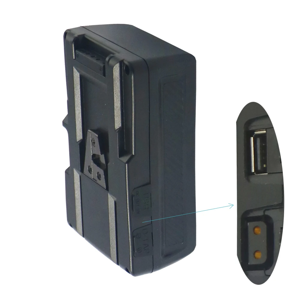 V 마운트 배터리 팩 V Lock V 타입 인터페이스, 비디오 카메라 캠코더용, 소니 카메라 BP 배터리, 130Wh (8800mAh/14.8V)