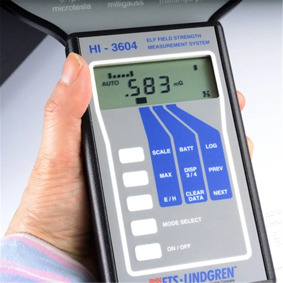 HI-3604 Frequency electromagnetic Radiation detector Electromagnetic Wave tester Appliance power Line