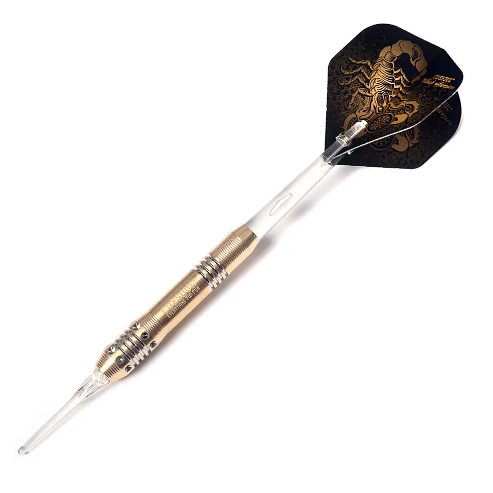 CUESOUL 3pcs/set Black Scorpion 16g Brass Darts Barrels with