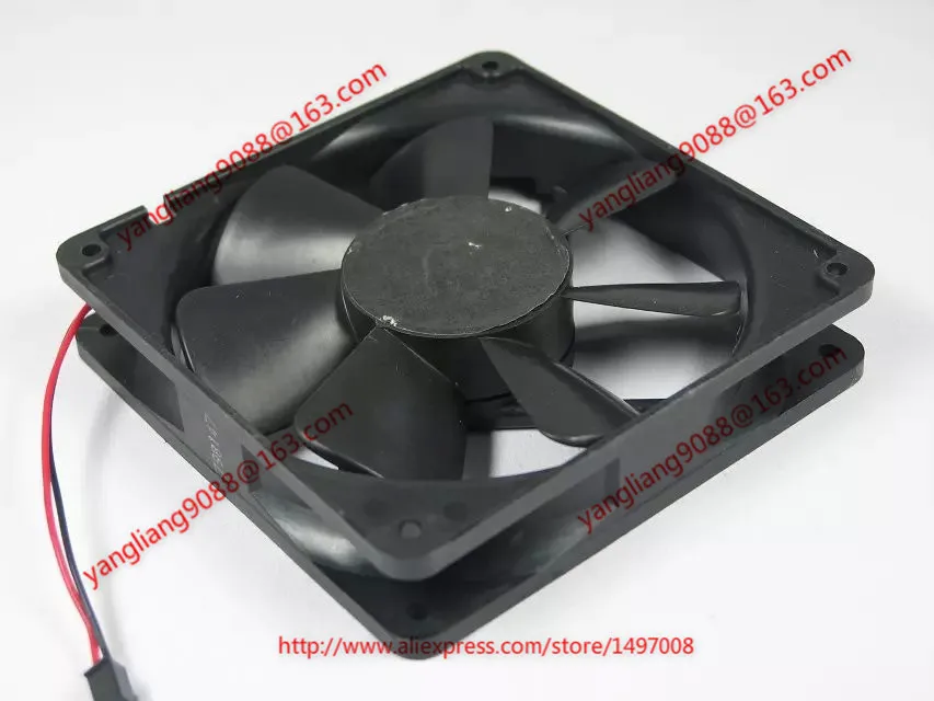 NMB-MAT 4710NL-05W-B50 L00 DC 24V 0.31A 120x120x25mm 2-wire Server Cooling Fan