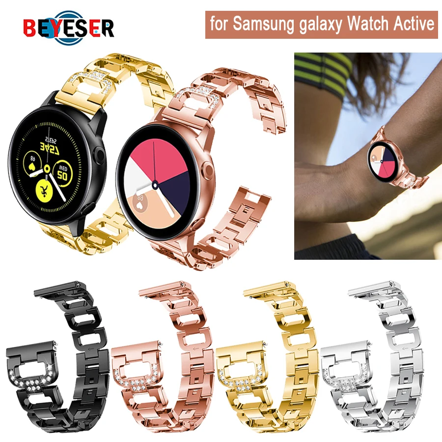 20mm Watch Bands For Samsung Galaxy Watch 3 41mm 42mm Bracelet Strap for Samsung Gear Active S2 Sport Band Accessories Straps