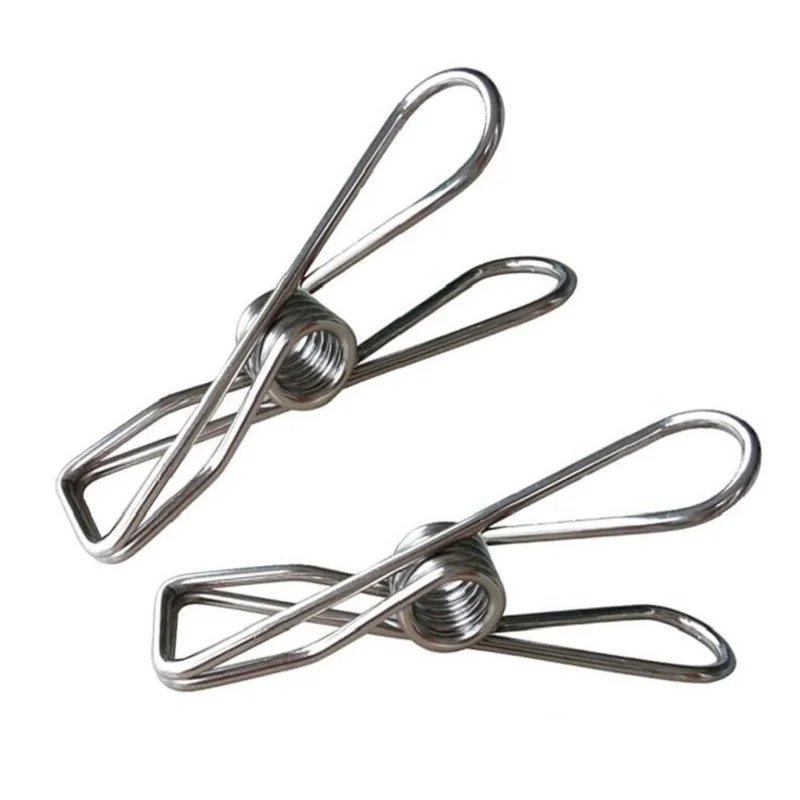 

20pcs 58mm stainless steel wire clip underwear sealing socks clip