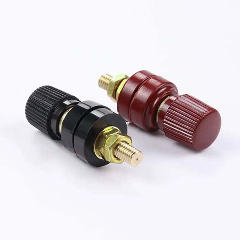 Professional Remote Post Power Junction Connector Kit Black&red Accessories Parts Universal 8mm 5/16\'\' Battery  Automotive Goods