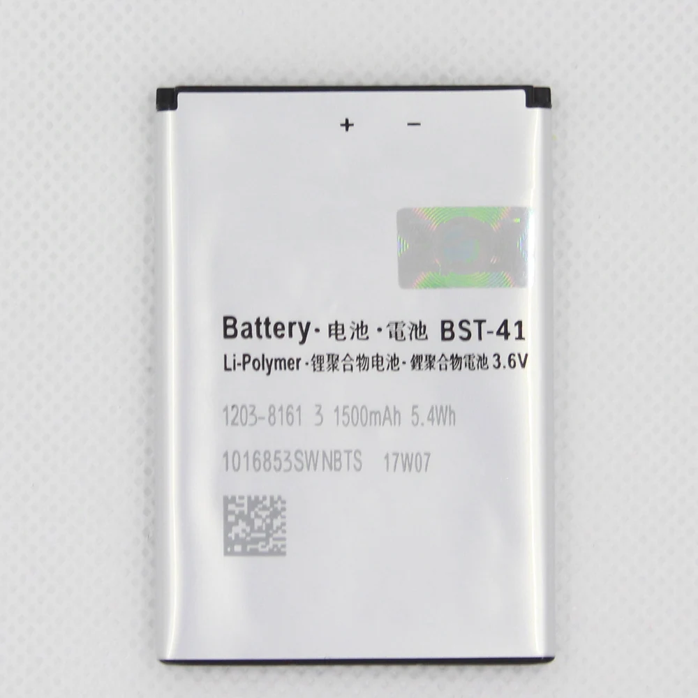 BST-41 Phone Battery For Sony Ericsson Xperia PLAY R800 R800i Play Z1i A8i M1i X1 X2 X2i X10 X10i 1500mAh BST-41 Batteria