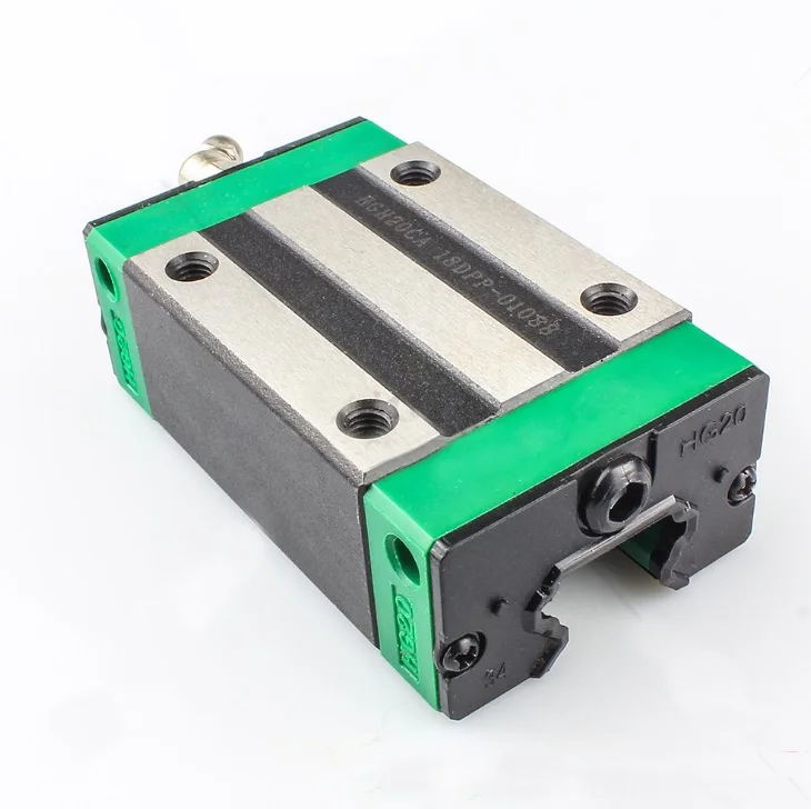 2pcs Linear Guide Rail HGR25 -L 500MM And 4pcs HGH25CA Linear Narrow Sliding Blocks CNC Router Parts