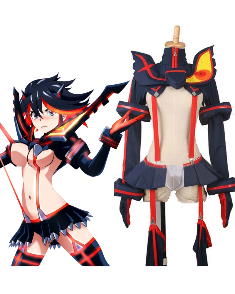 

Kill la Kill Ryuko Matoi Kamui Senketsu Ver. Cosplay Costume Custom Made Any Size Halloween Anime Fancy Costume