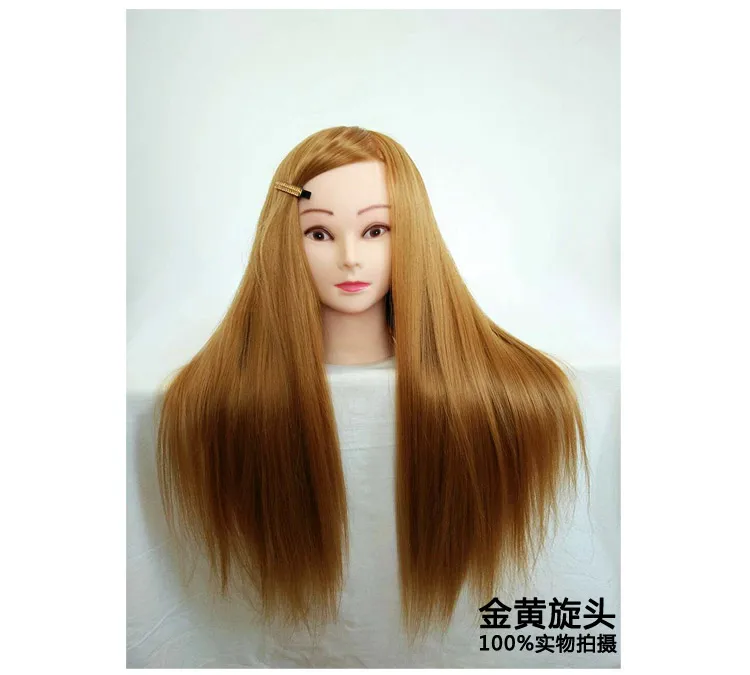 Free Shipping!! Femail Training Mannequin Head Hair Dummy Head Hairdressing Doll Heads Women Educational Training Hairdresser