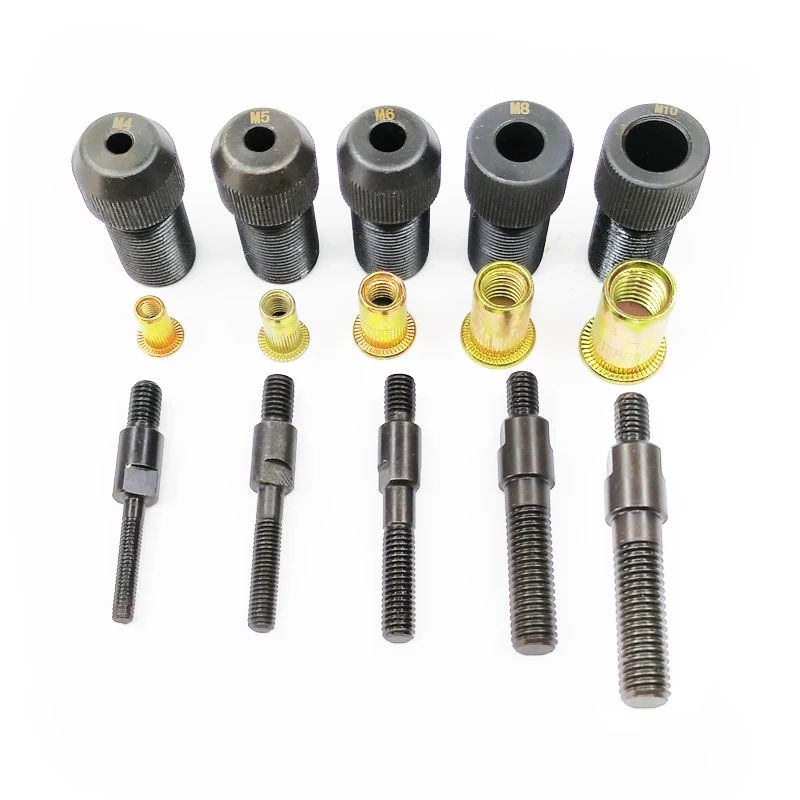 M4-M10กึ่งอัตโนมัตินิวเมติก Riveting Nut ปืนนิวเมติกไฮดรอลิกปืนสำหรับสแตนเลส Rivets Rivet Nut เครื่อง