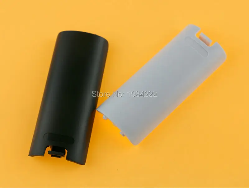 50 قطعة/الوحدة أسود أبيض غطاء باب البطارية غطاء استبدال لوحدة تحكم نينتندو وي