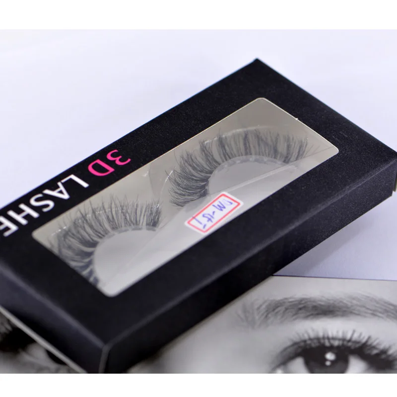 NEW Mink Eyelashes Clear Band Eye Lashes Crisscross Transparent Band False Eyelashes Handmade Dramatic Lashes Upper Lash