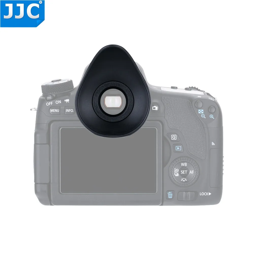 JJC Eyepiece Eyecup Viewfinder EyeShade Eye Cup for Canon EOS 5D Mark II 6D Mark II 800D 750D 77D 80D 90D Replaces Eyecup Eb Ef